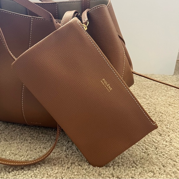 Polene Brown Tote Bag - Picture 8 of 13